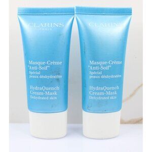 2 x Clarins HydraQuench Cream-Mask 30ml each NEW - Read details